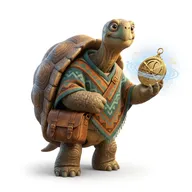 Mentor Tartaruga Anciã Exploradora — estilo Aventureiro